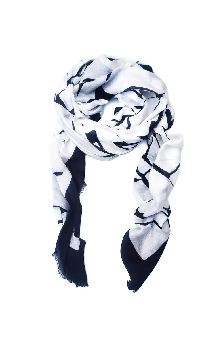 Modal & Cashmere Scarf - Mosaic