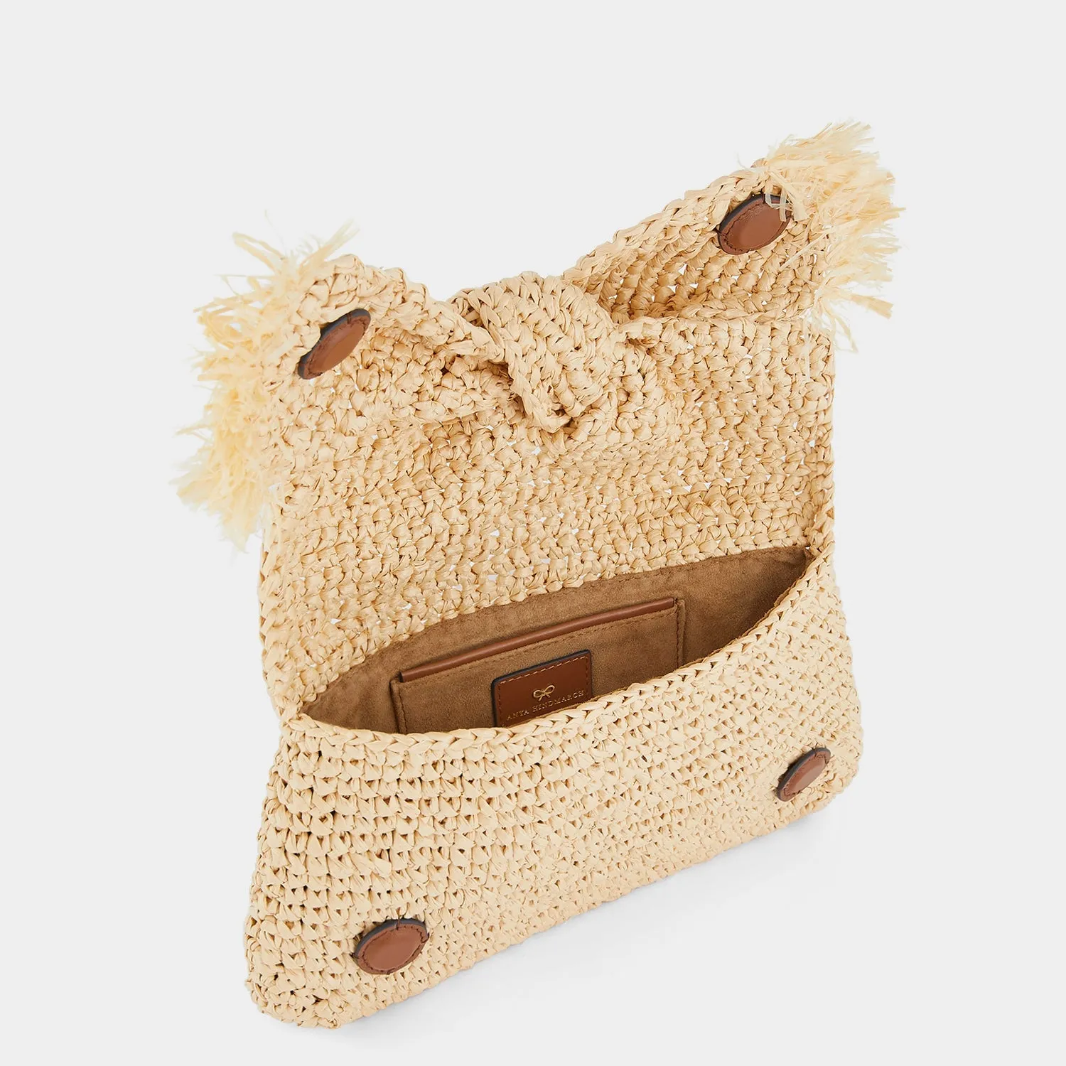 Raffia Bow Clutch