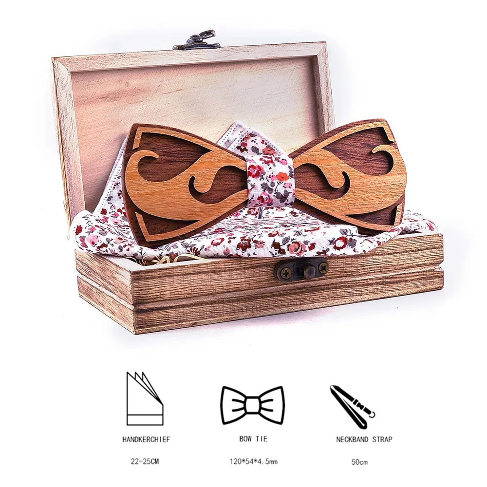 Rivera Wooden Bow Tie Set