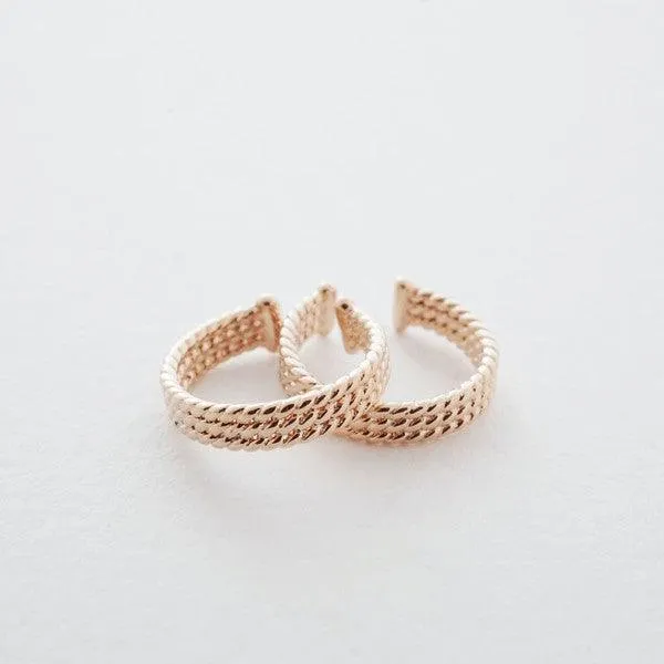 Roped Ear Cuffs