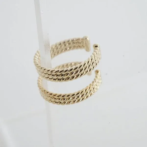 Roped Ear Cuffs