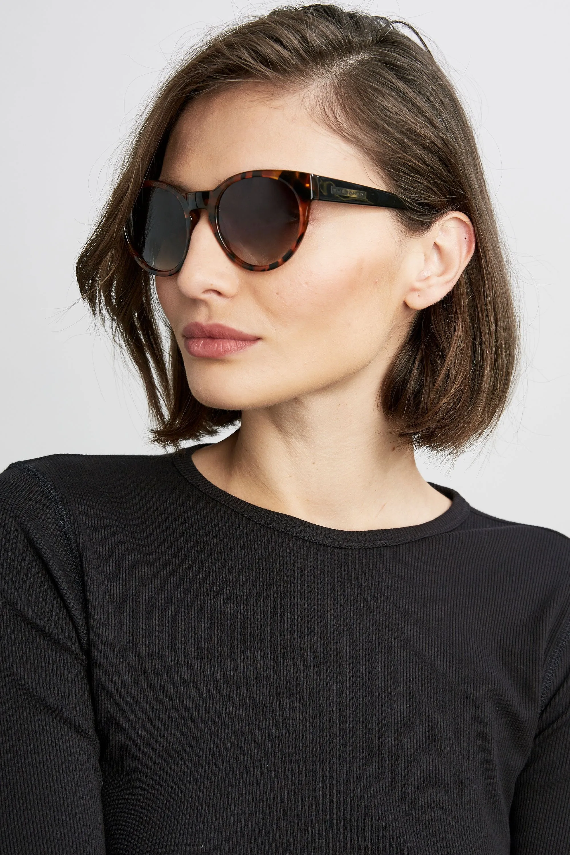 Round Acetate Sunglasses