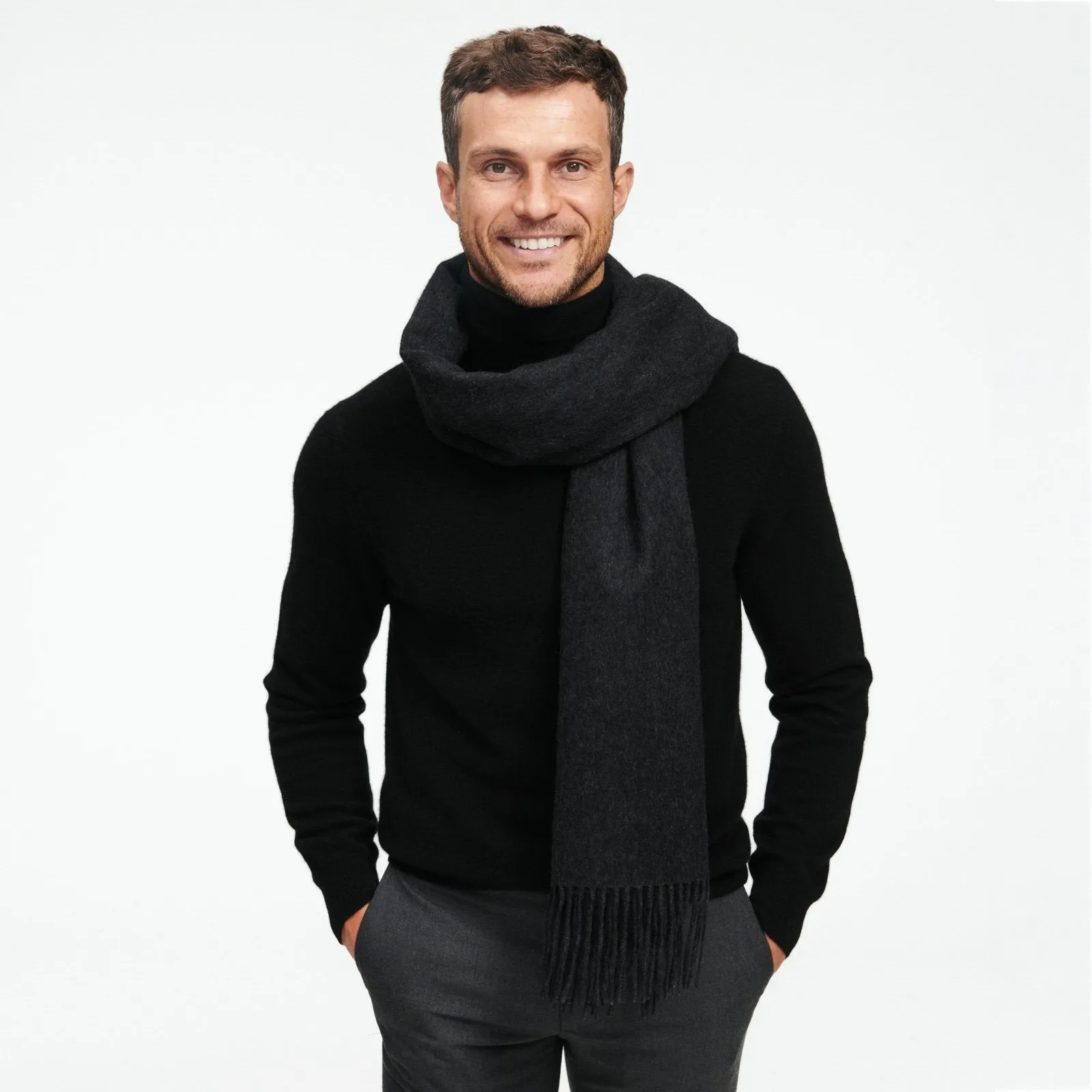 Signature Cashmere Solid Scarf