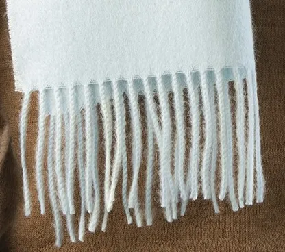 Solid Weave Brushed Alpaca Scarf