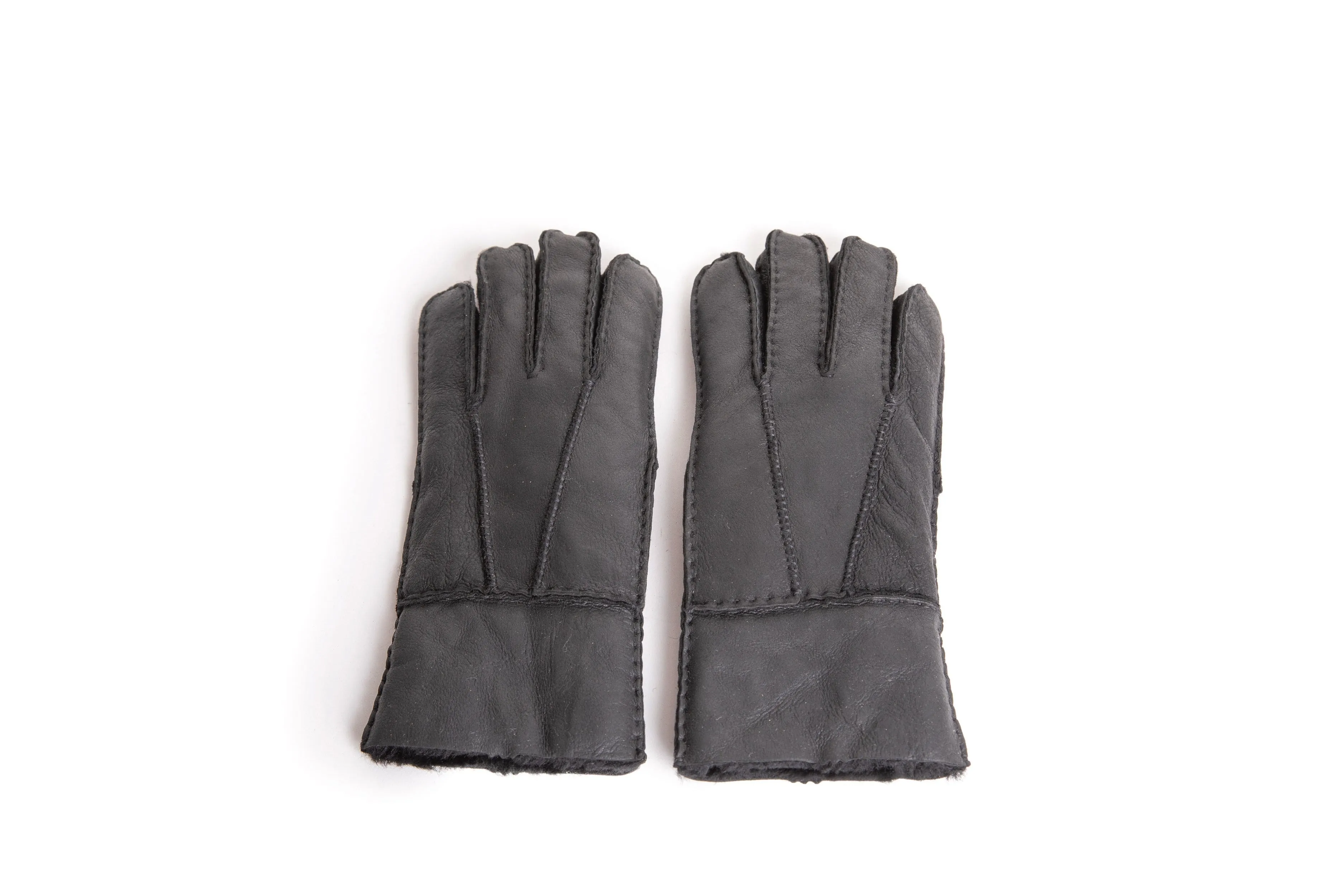 Stitching Gloves With Full Grain Leather