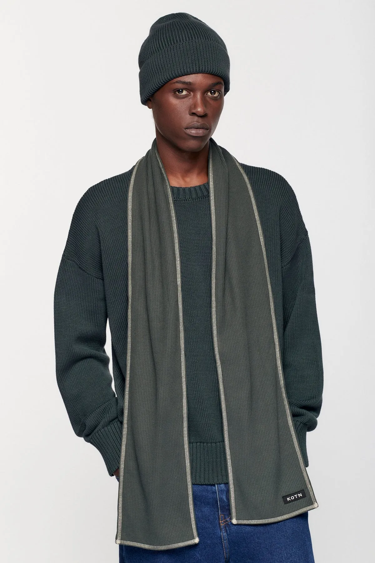 Thermal Scarf in Racing Green