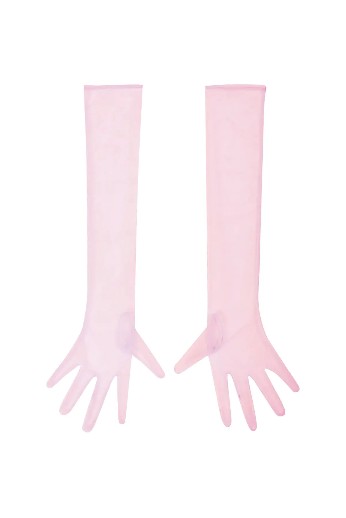 TULLE GLOVES ROSE