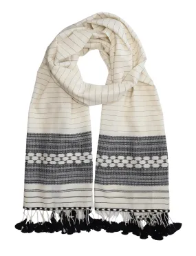 White Kutch Scarf