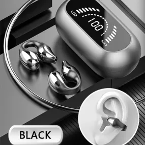 Wireless Ear Clip Bone Conduction Headphones